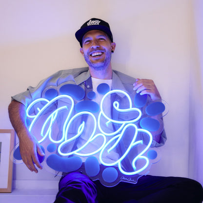 Neon Typografie durch Pieter Boels